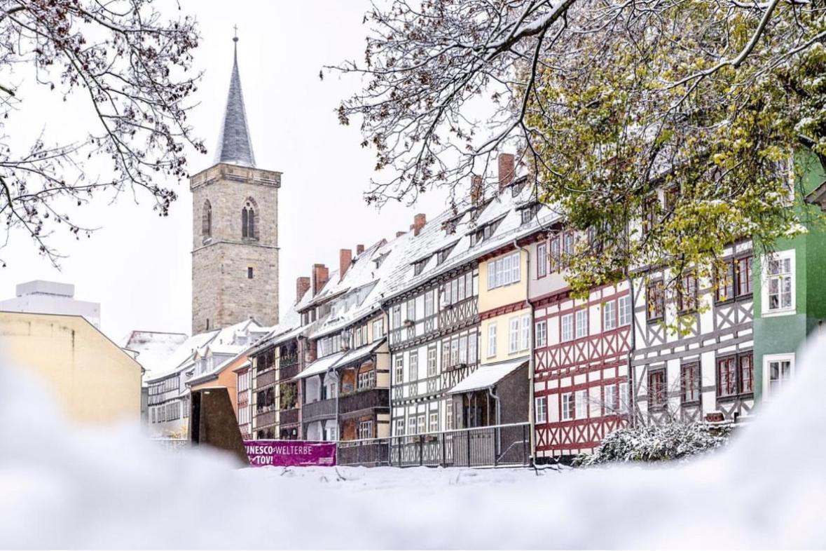 -Apartment Am Luisenpark-Perfekte Lage Im Gruenen Fuer Ihren Aufenthalt Ерфурт Екстер'єр фото